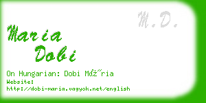 maria dobi business card